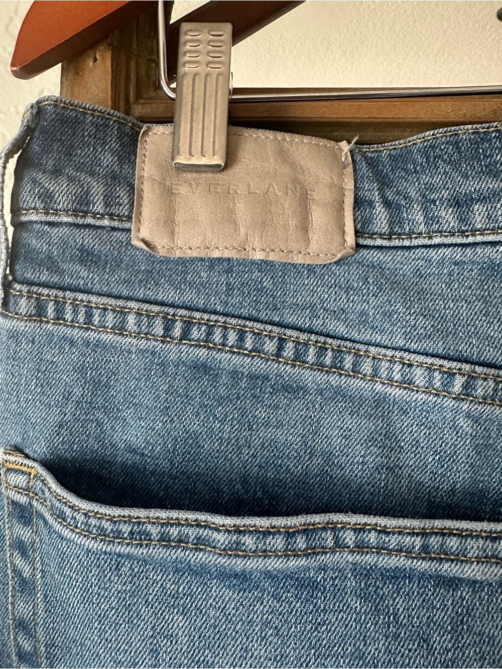 Everlane The Original Cheeky Jean Straight Leg Organic Cotton Jeans Capsule - Picture 6 of 12
